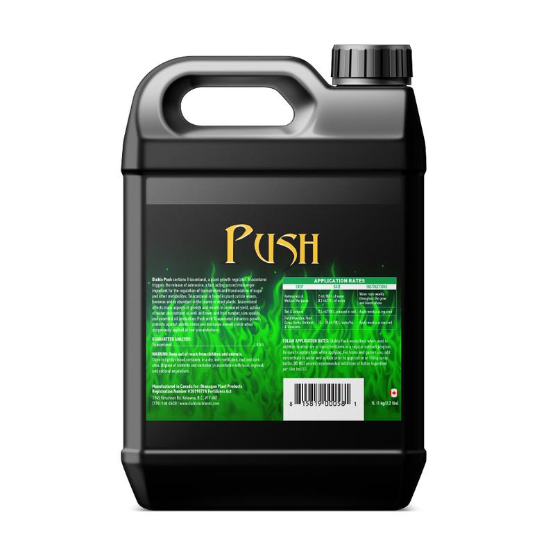 Diablo Nutrients Diablo Push 1 Liter Back
