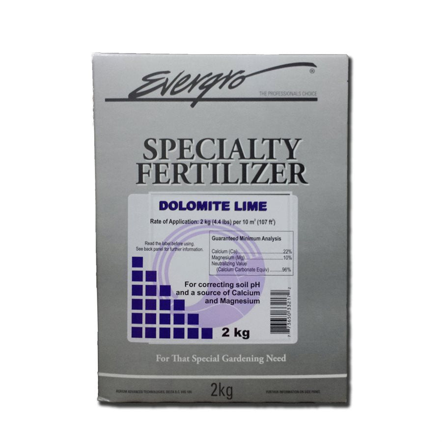 evergro specialty fertilizer dolomite lime 2kg