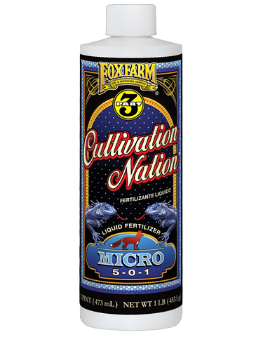 Fox Farm Nutrients Cultivation Nation Micro 1 Pint