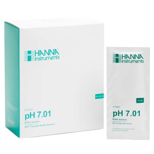 Solutions tampons Hanna (pH 4,01 et pH 7,01)