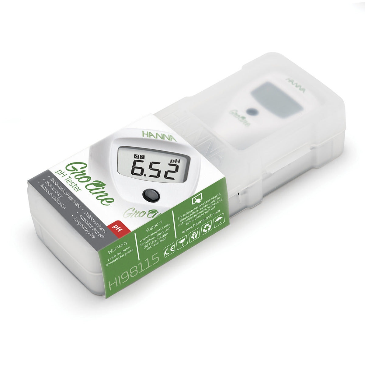 Hanna Intruments GroLine pH Tester (HI98115)