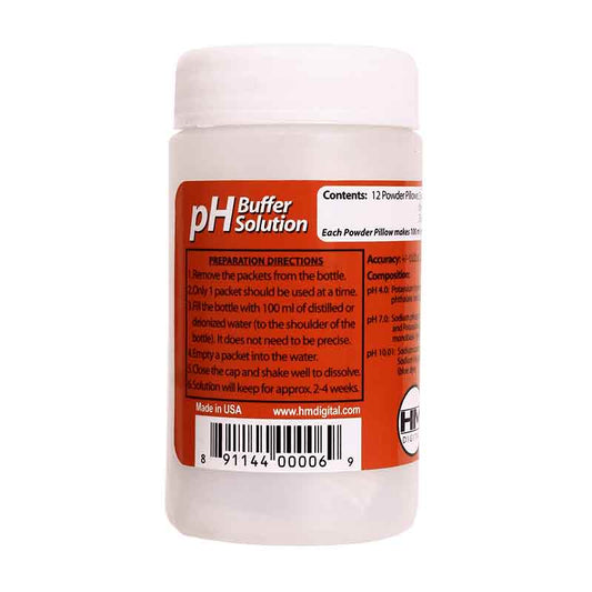 Solutions tampons pH numériques HM (Pack varié)