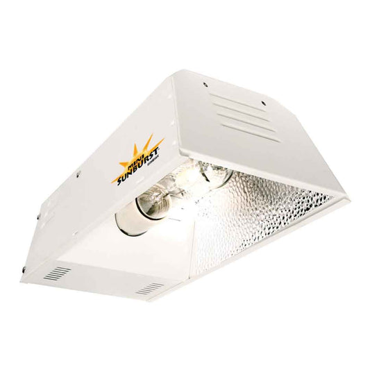 hydrofarm mini sunburst reflector with hps lamp