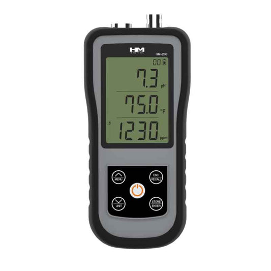 Compteur combiné pH/EC/TDS/Temp HM Digital HydroMaster (HM-200)