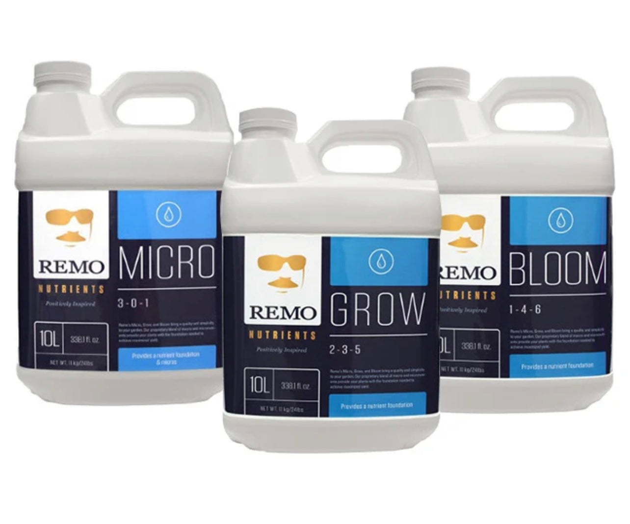 Remo Nutrients Micro, Grow, Bloom