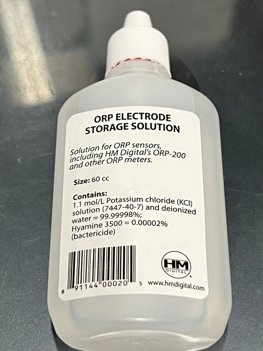 Solution de stockage d'électrodes pH et redox HM Digital