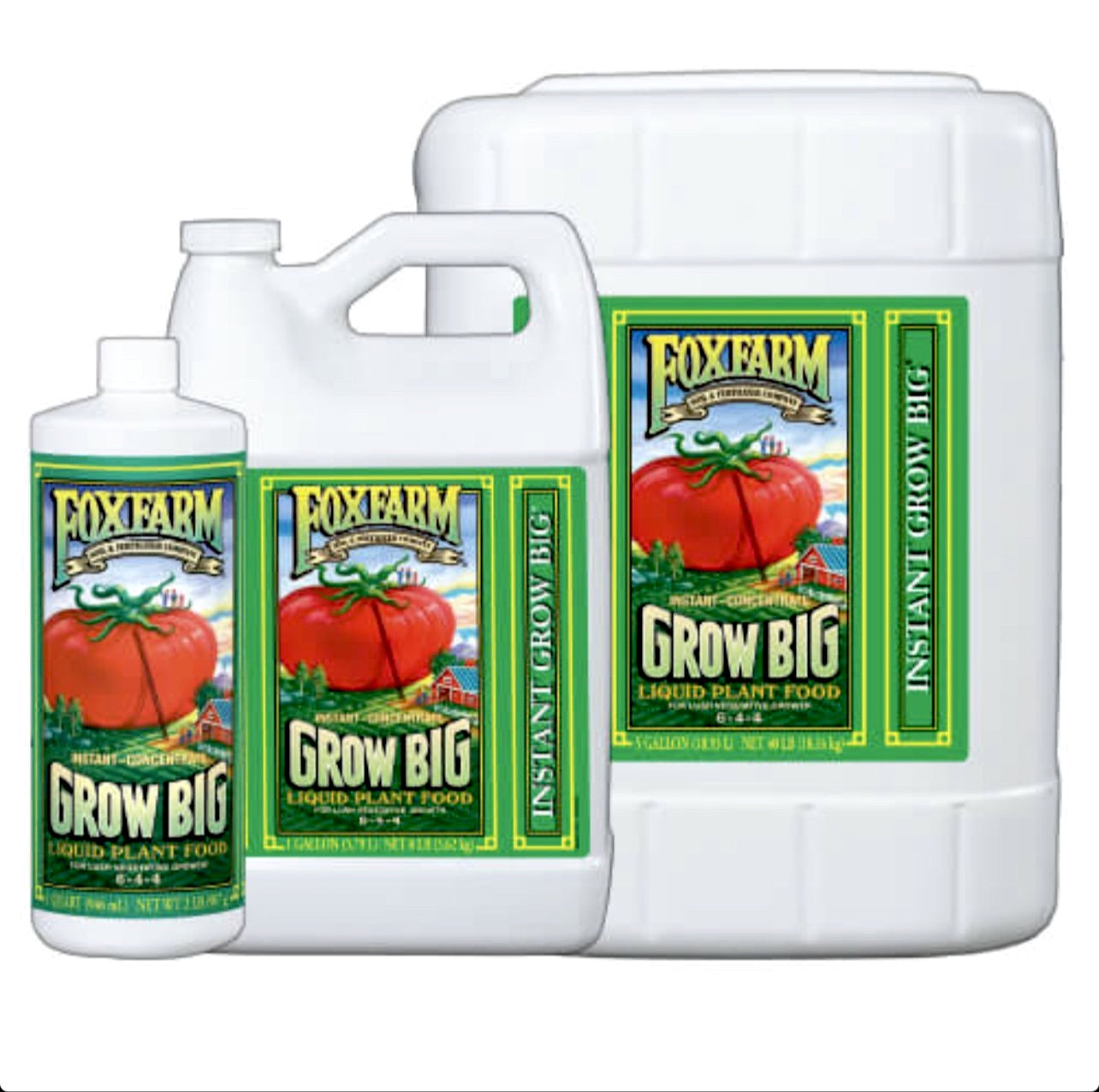 FoxFarm Nutrients 种植大型液体植物食品 (6-4-4)