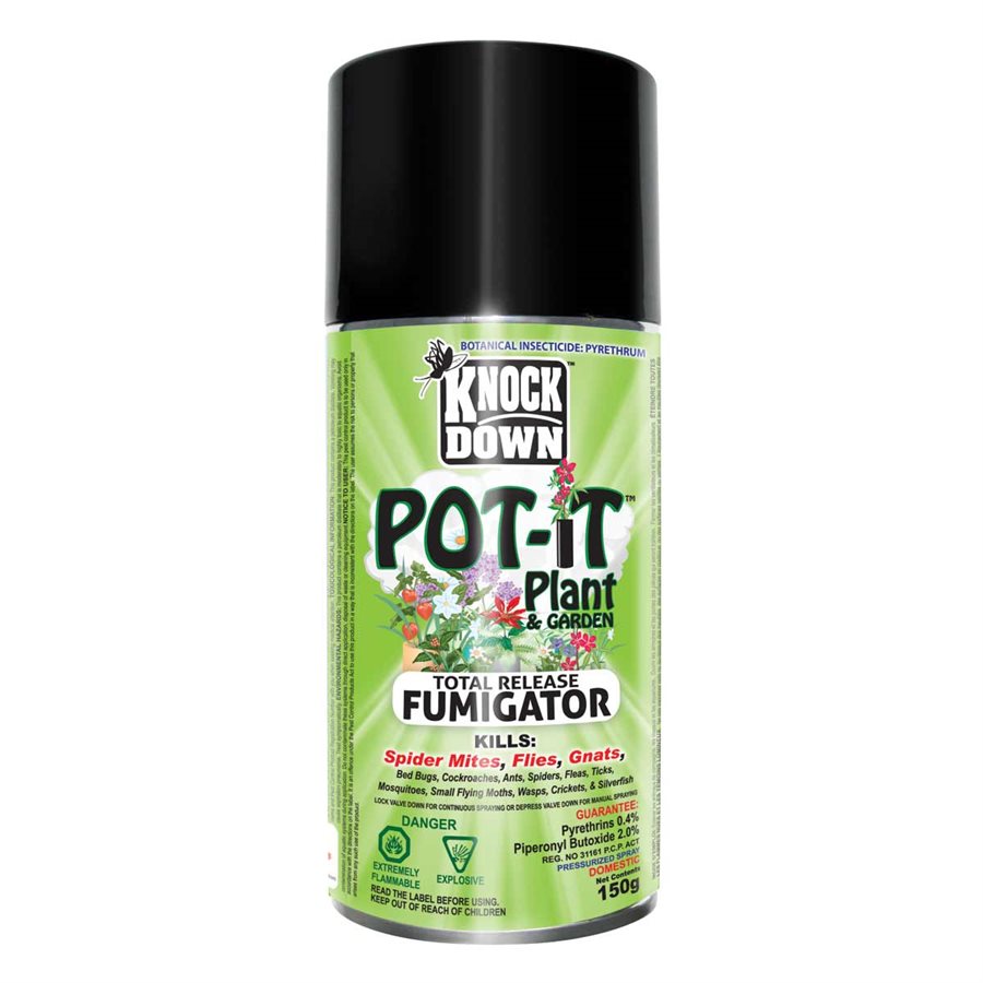 pot plant insecticide Knock Down Pot-It Botanical Fumigator / Fogger In / Out
