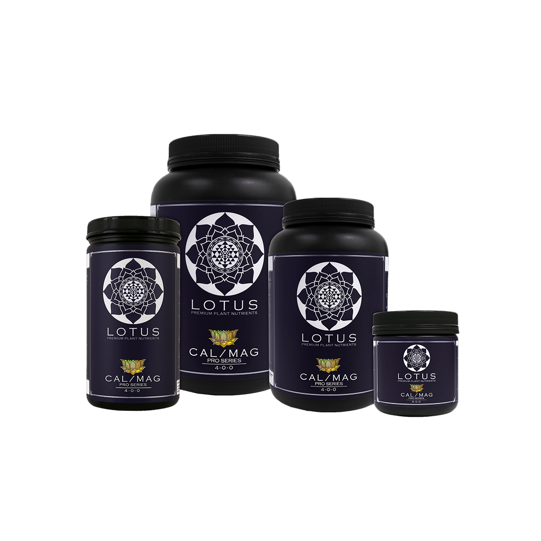 Lotus Nutrients Premium Hydroponic Powder Nutrients Cal Mag Pro Series All SIzes
