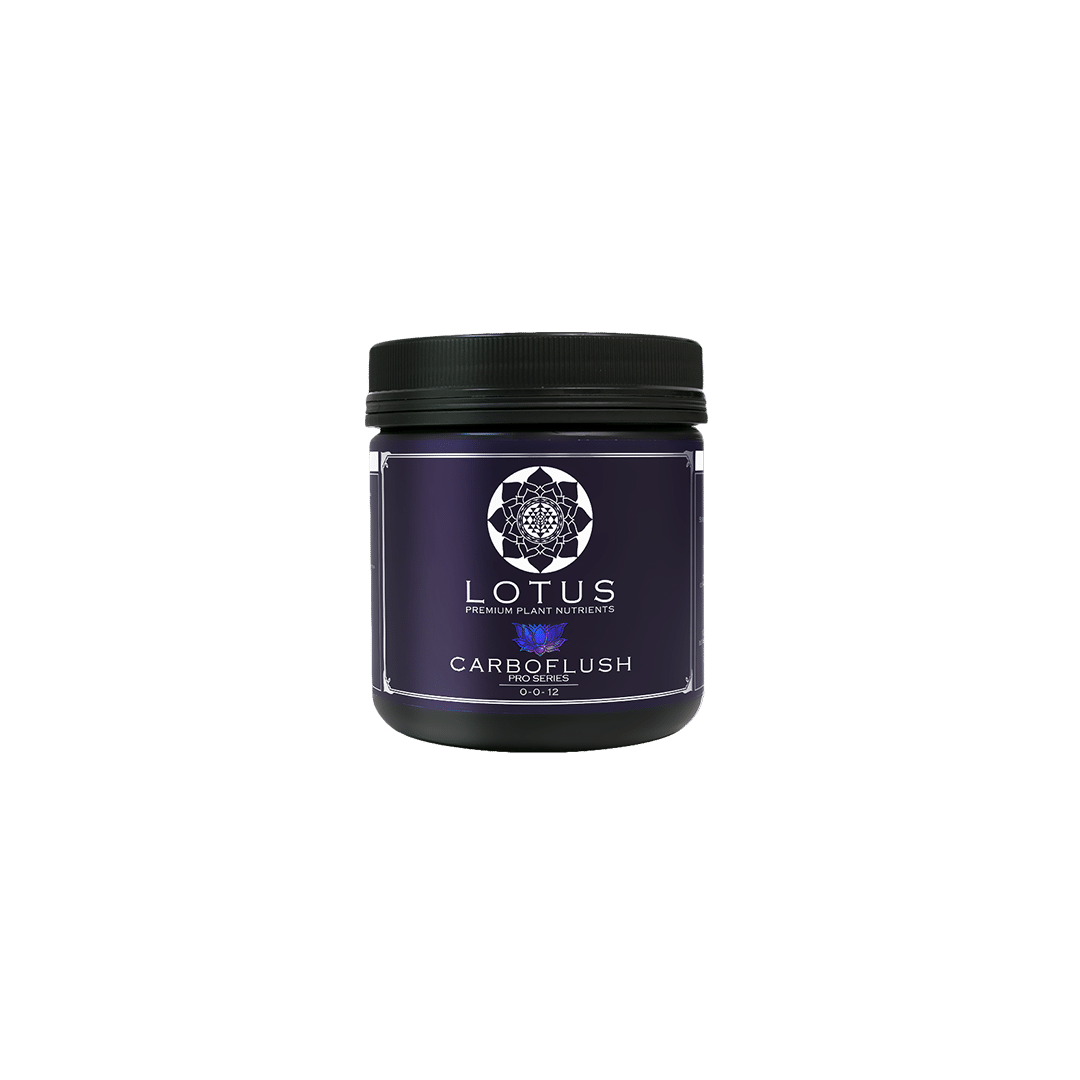 Lotus Nutrients Premium Hydroponic Powder Nutrients Carboflush Pro Series 9 Oz