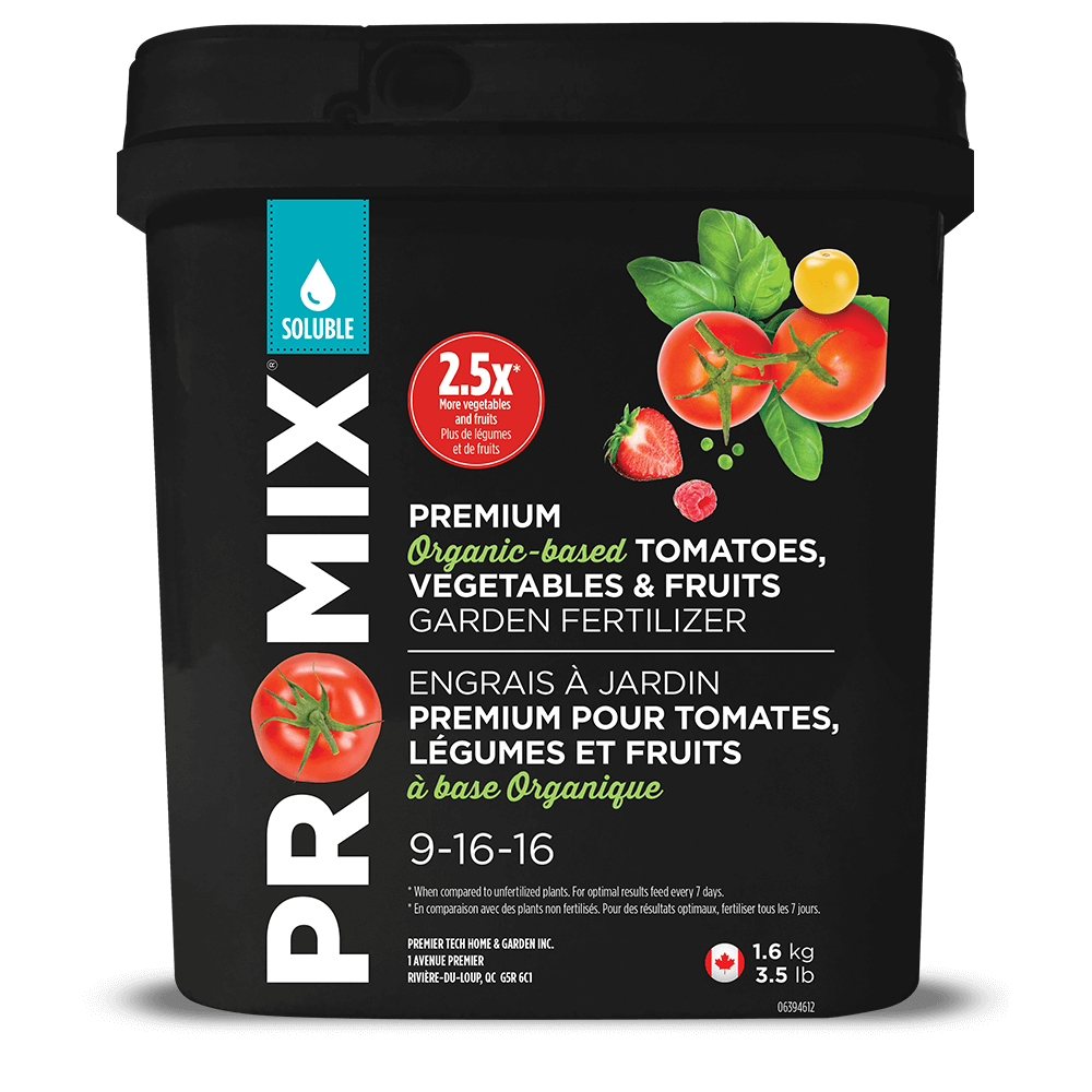 PROMIX Gardening Premium Organic-Based Tomatoes, Vegetables, & Fruits Garden Fertilizer 1.6 KG