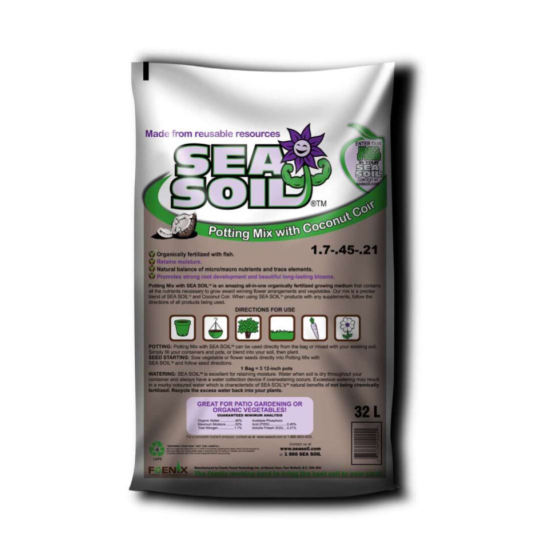 sea soil potting mix Sea Soil Potting Mix w/ Coco Coir (32L)