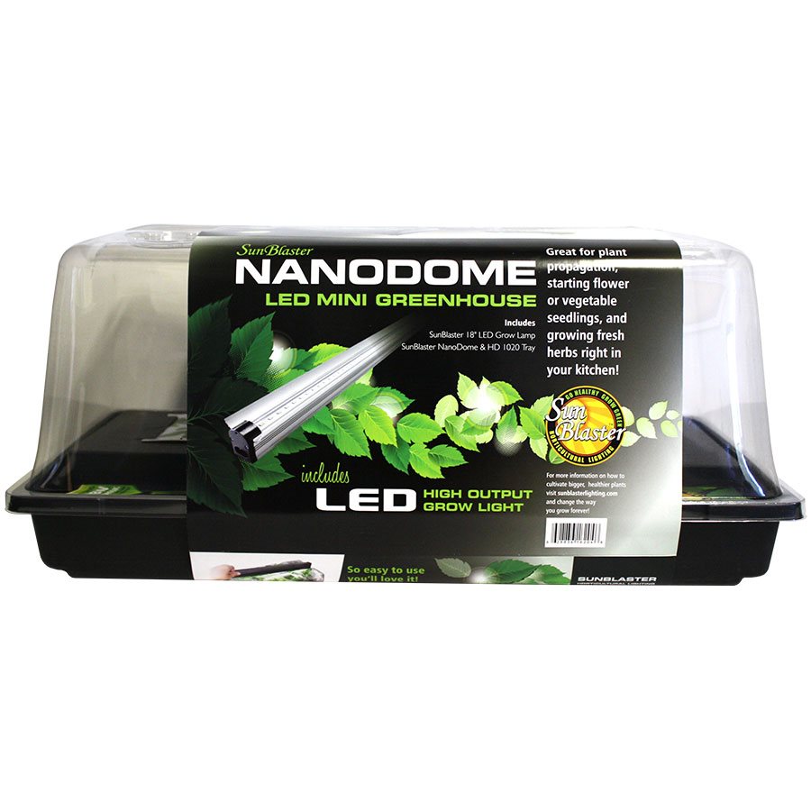 sunblaster led mini greenhouse kit no stand