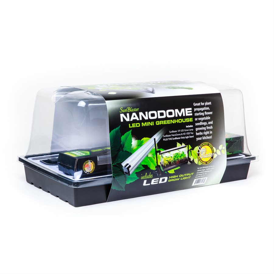 sun blaster led mini greenhouse kit with stand