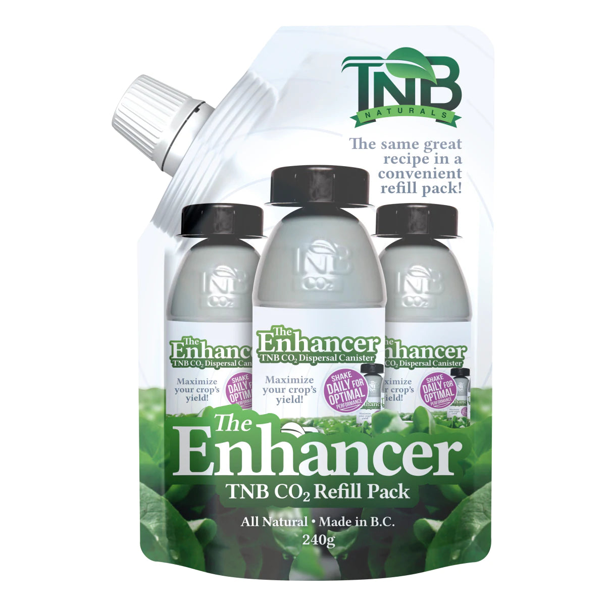 TNB Naturals CO2 罐 + 配件