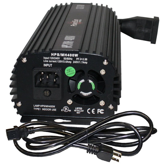 POWERSUN E-Ballast refroidi par ventilateur HPS / MH (120 / 240V)