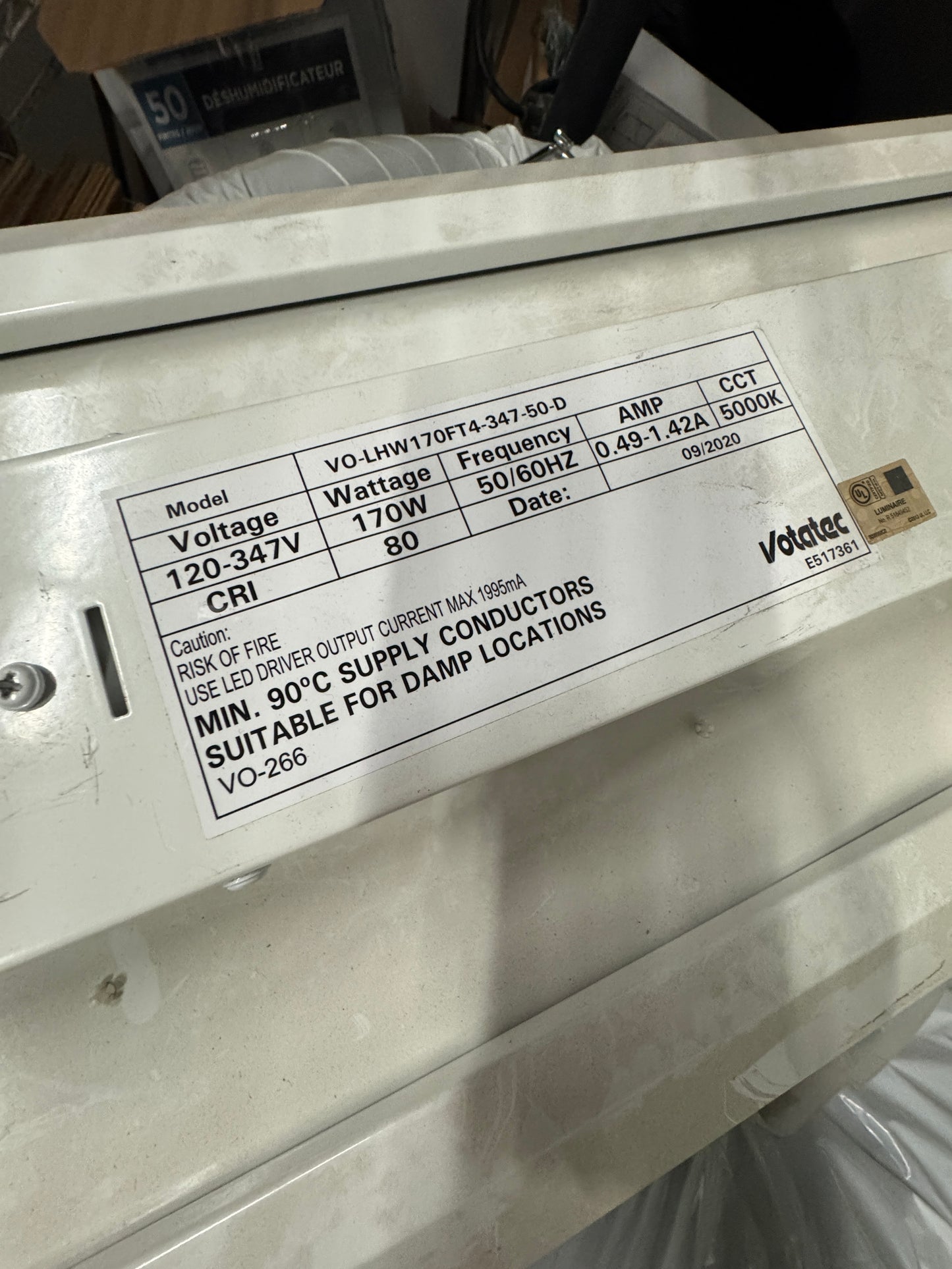 Votatec LED Panel 4’ (USED 50% OFF)