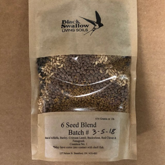 Black Swallow 5 Seed Cover Crop Blend (1 LB)