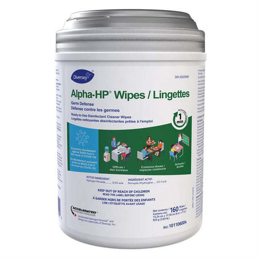 AVMOR Diversey Alpha-HP Wipes (160 Sheets)