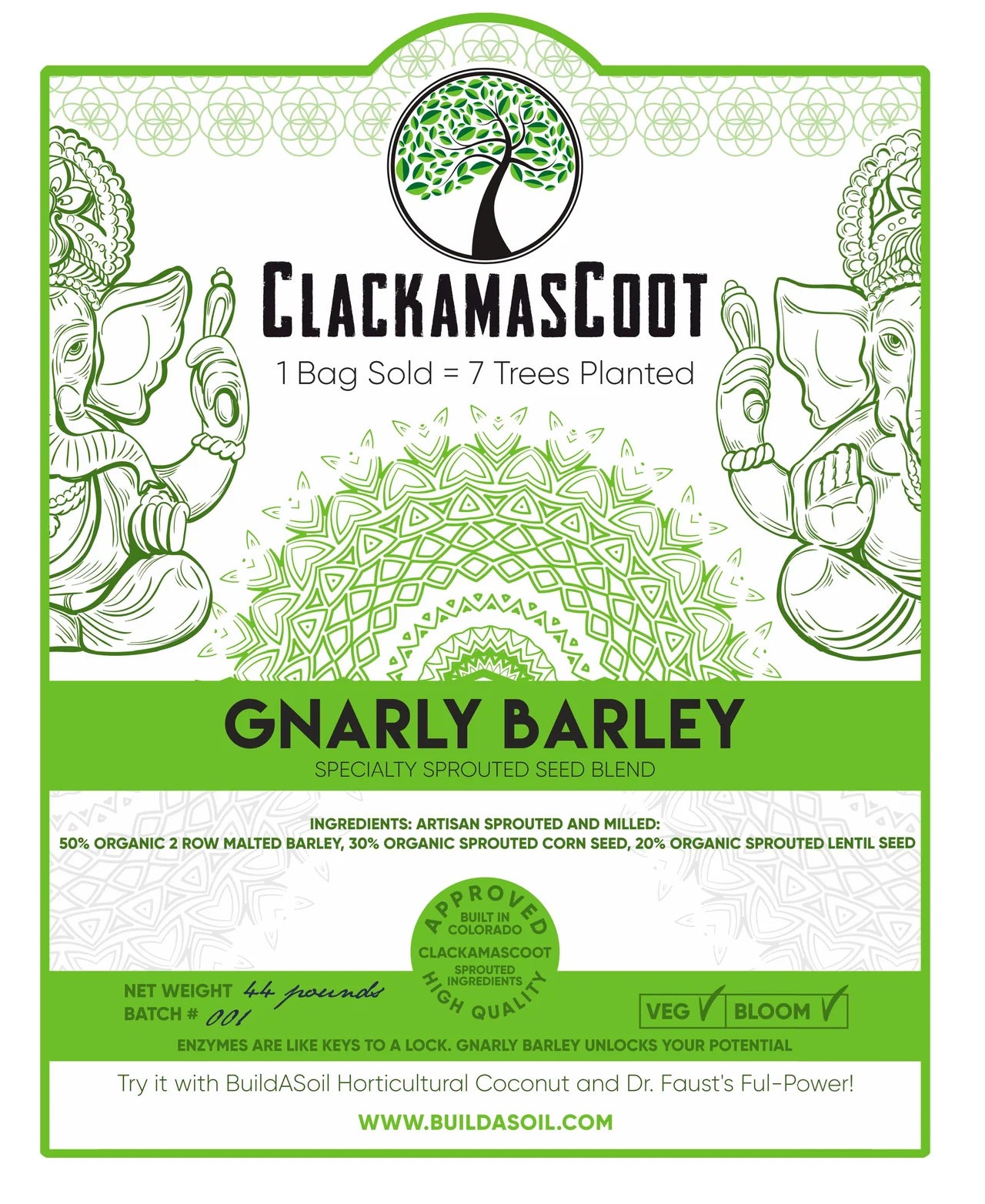 Clackamas Coots Official Gnarly Barley
