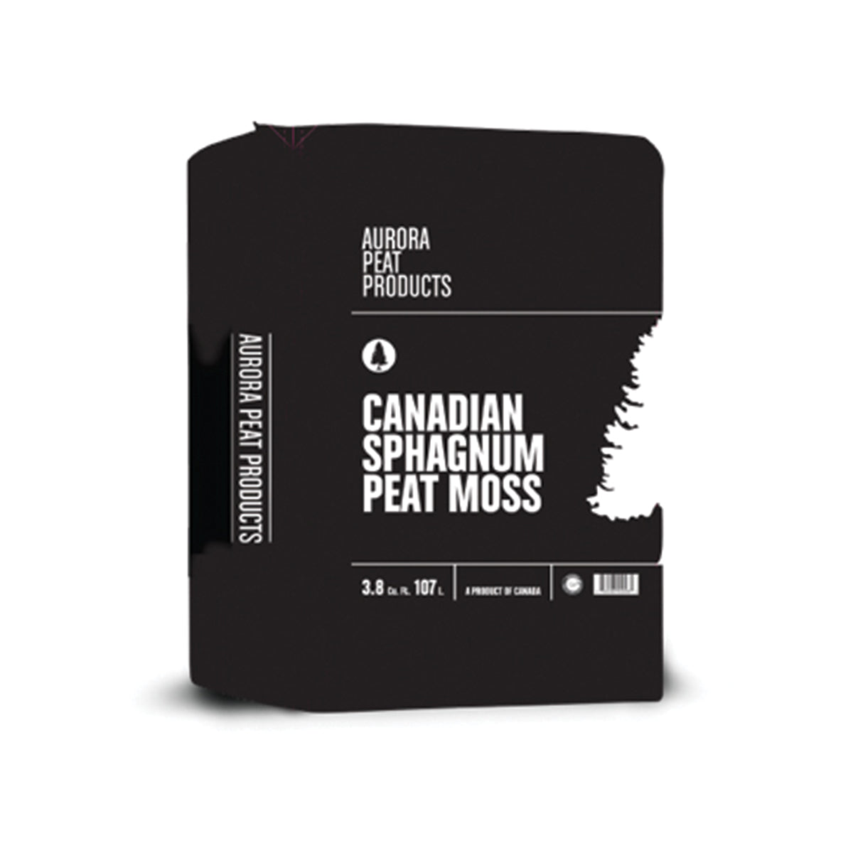 Canadian Sphagnum Peat Moss 3.8CF / 107L Bale