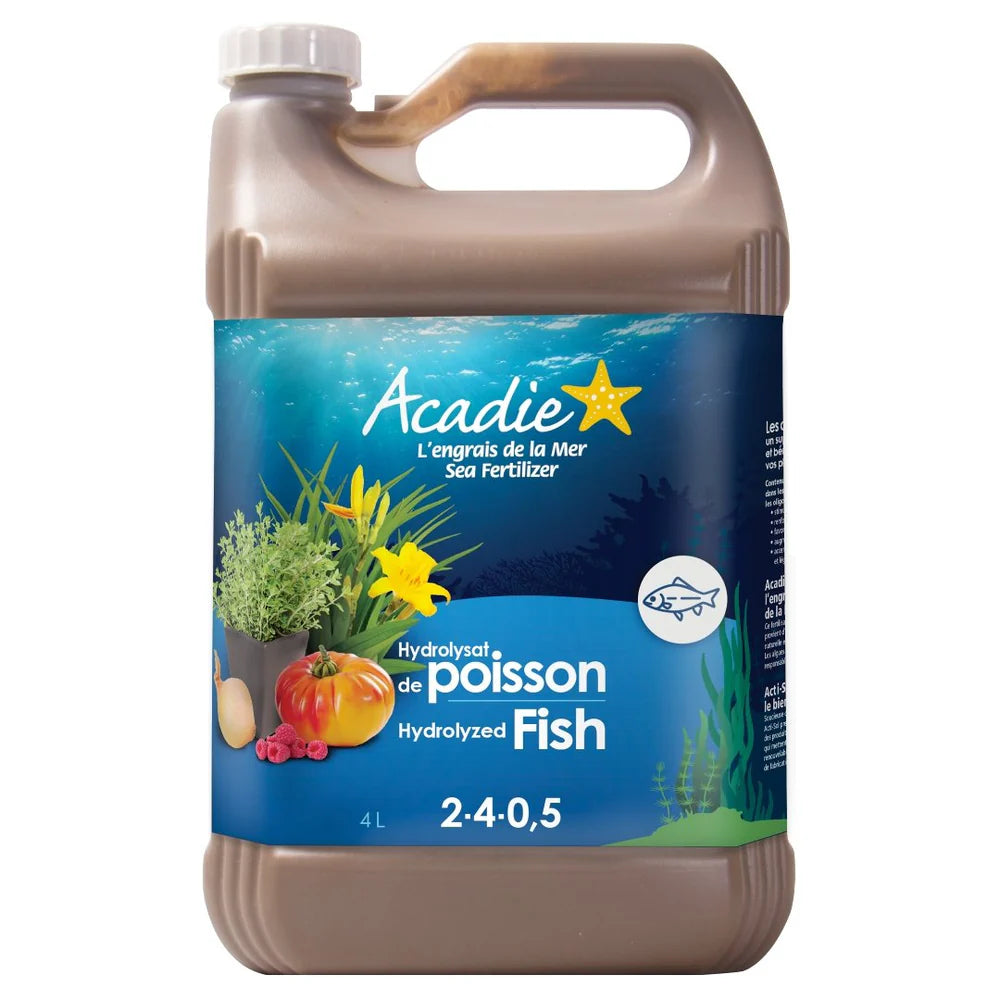 ACADIE Natural Fertilizer Hydrolyzed Fish (2-4-0.5)