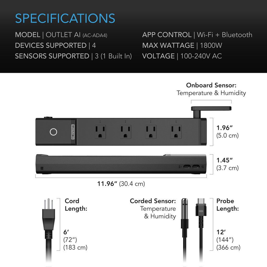 AC Infinity OUTLET AI Environment Controller