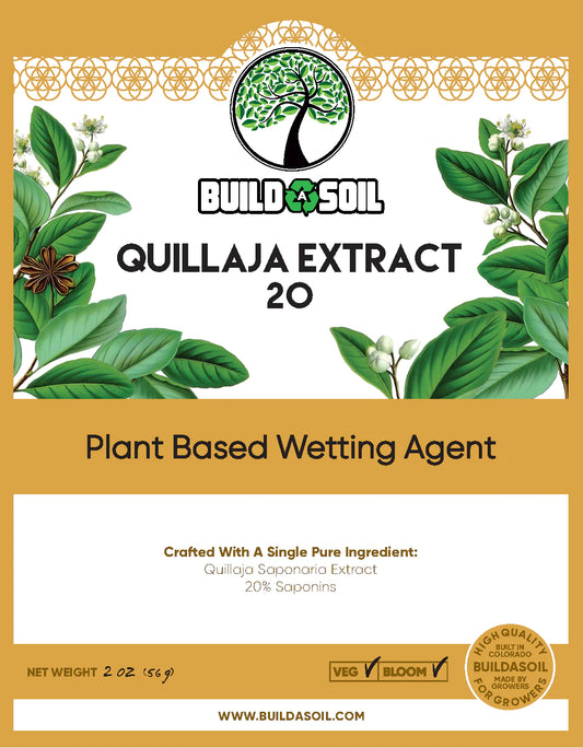 Poudre d'extrait de Quillaja Saponaria BuildASoil (agent mouillant à base de plantes)
