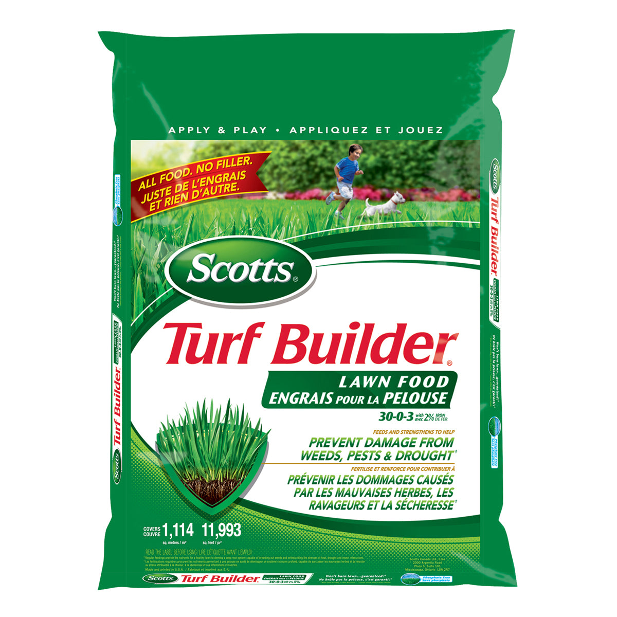 Scotts Turf Builder Lawn Food (30-0-3) (14.5 KG) (Special Order)