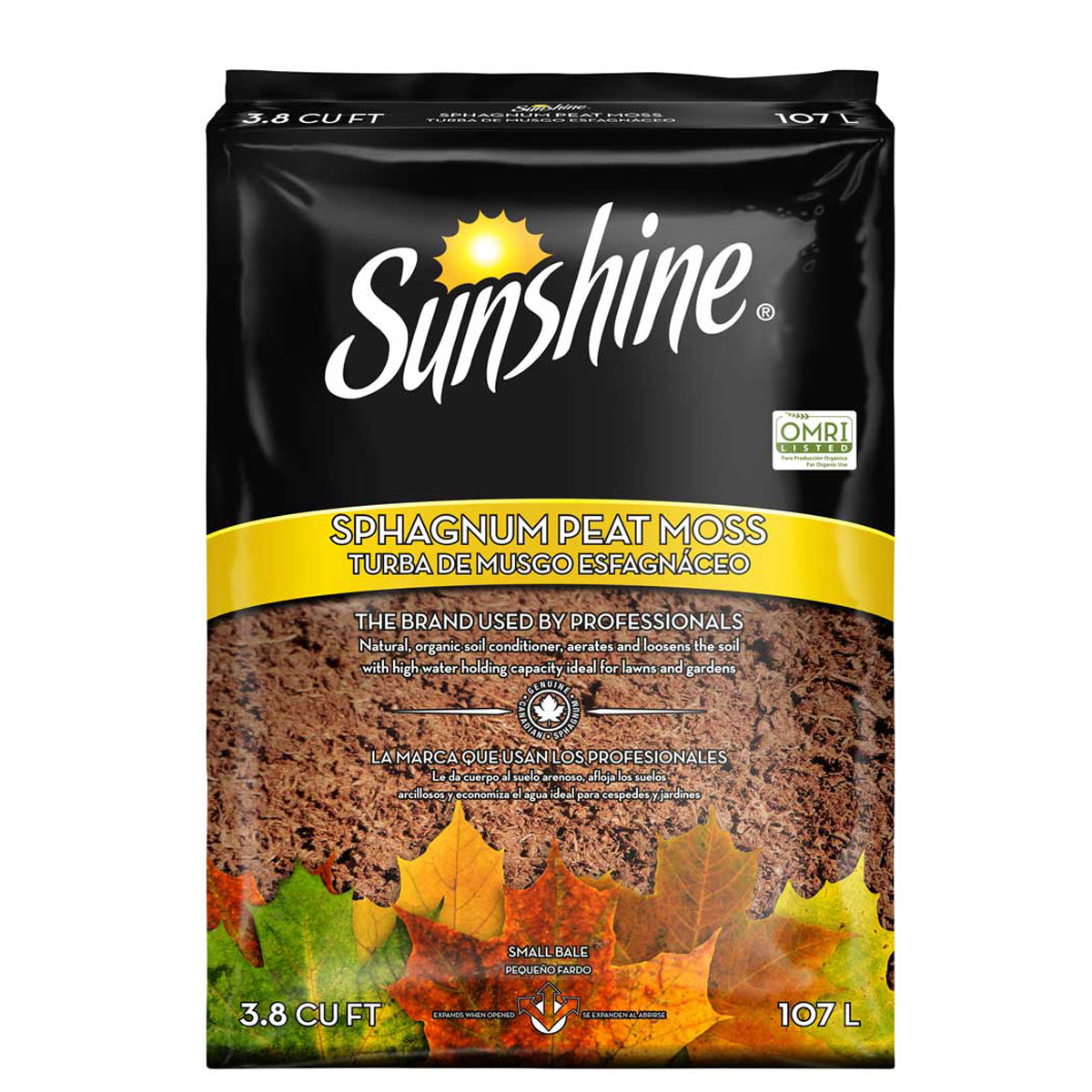 Sunshine Sphagnum Peat Moss (OMRI Listed)