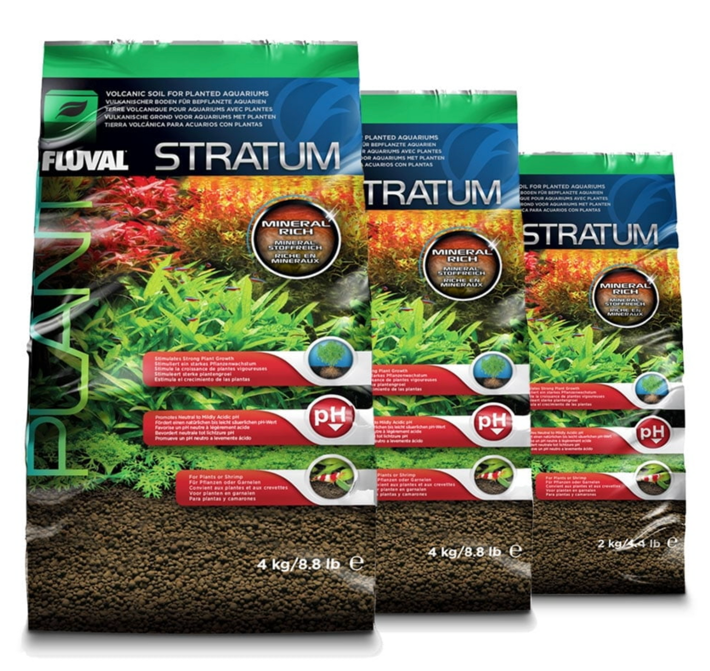 Fluval Plant and Shrimp Stratum (Volcanic Soil For Aquariums)