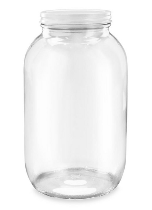 Wide-Mouth Glass Jars
