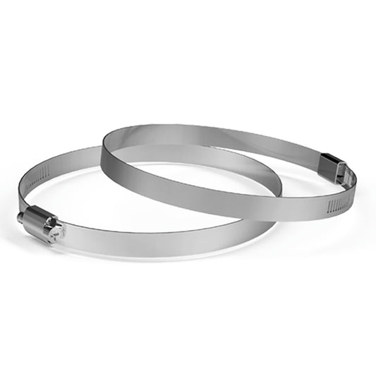 Stainless Steel Duct Clamps (2 Pack)