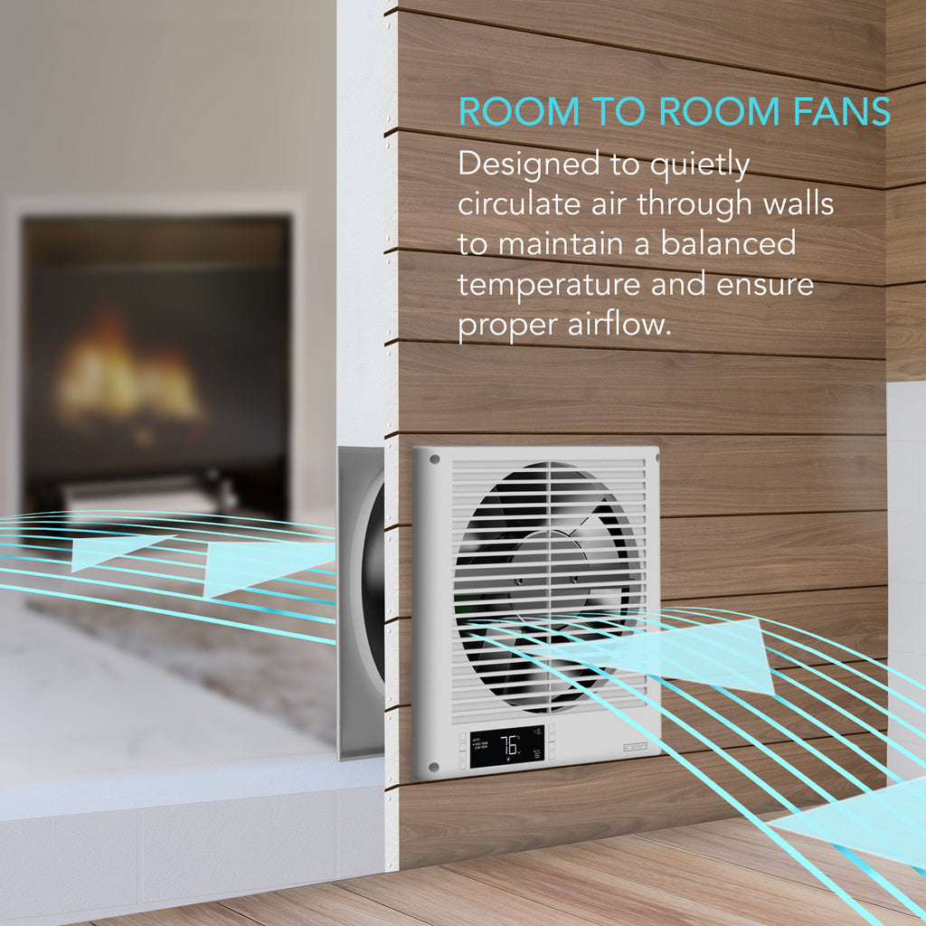 Ventilateur AC Infinity de pièce à pièce, flux d'air à 2 voies, contrôle de la température (8 pouces) (commande spéciale) 