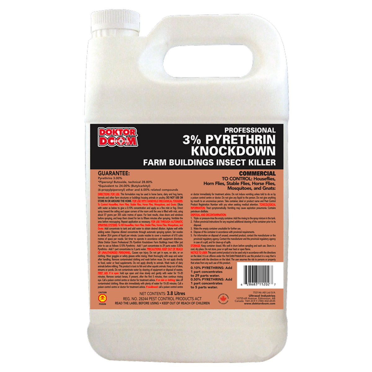 Professional 3% Pyrethrin Farm Buildings Insect Killer – Urban Grow ...