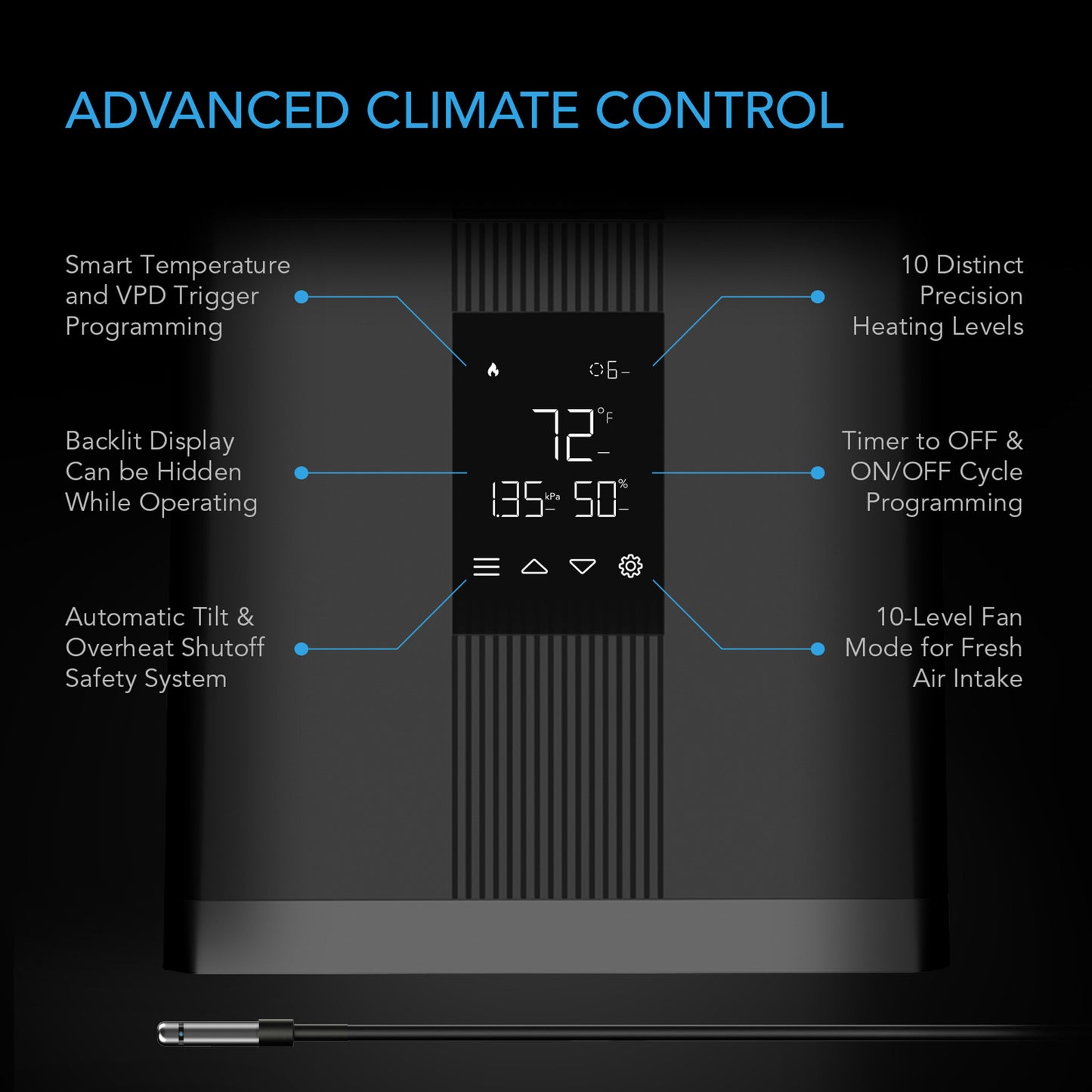 AC Infinity THERMOFORGE Plant Heater T3