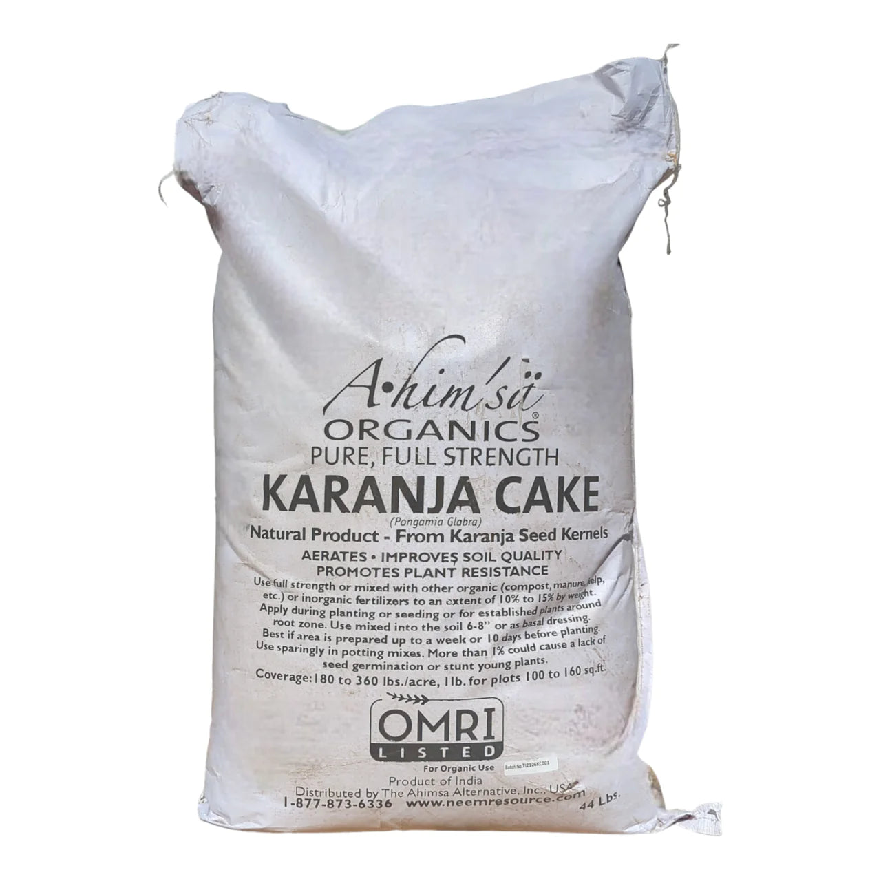 Karanja Cake (Ahimsa Organics) (OMRI Listed)