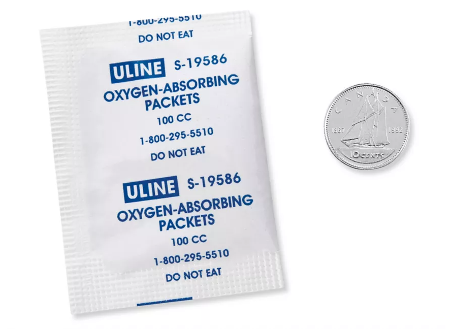 ULINE Oxygen Absorbing Packets (100 Pack)