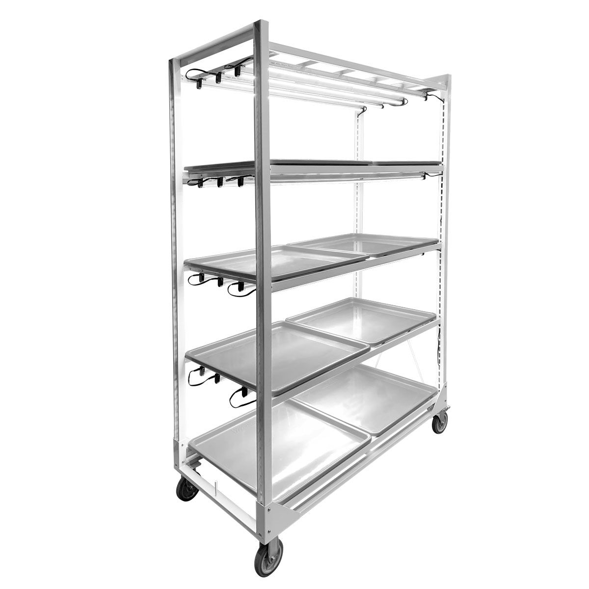 Wachsen Cloning Cart 4 Level White