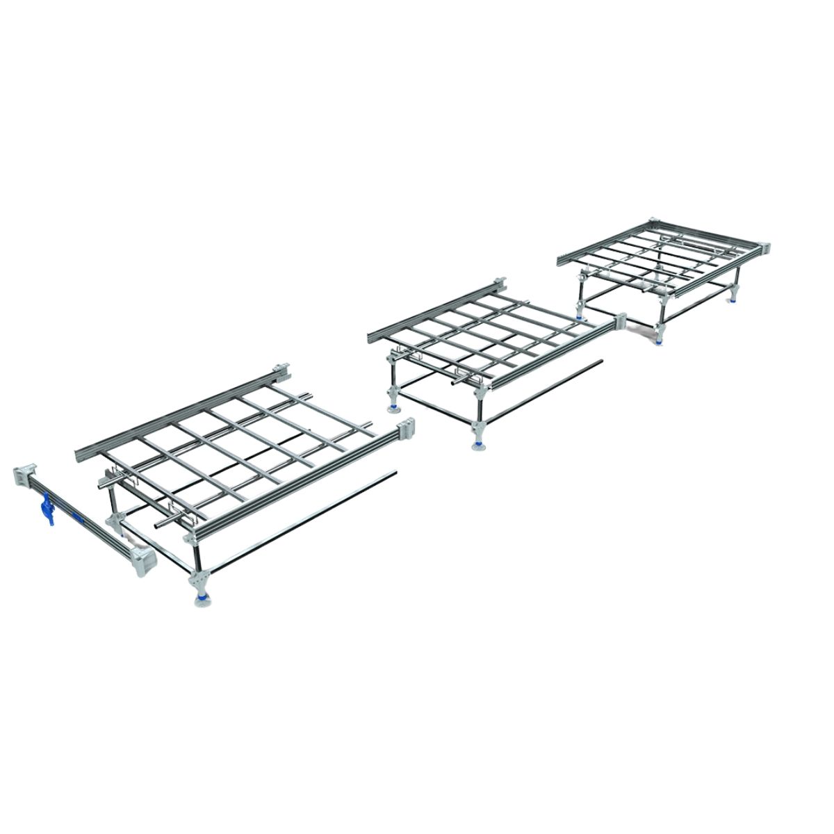 Wachsen Commercial Rolling Bench Galvanized 4’