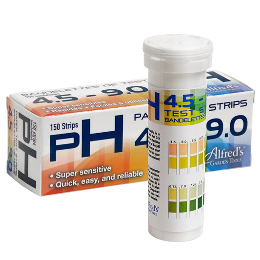 Bandelettes de test de pH Alfred (pH 4,5-9,0) (paquet de 150)