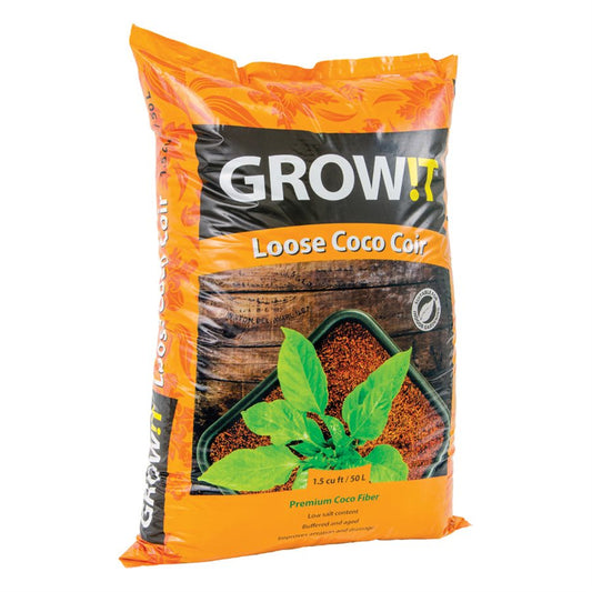 GROW!T Loose Coco Coir Premium Coco Fiber 1.5 Cubic Feet 50 Liters