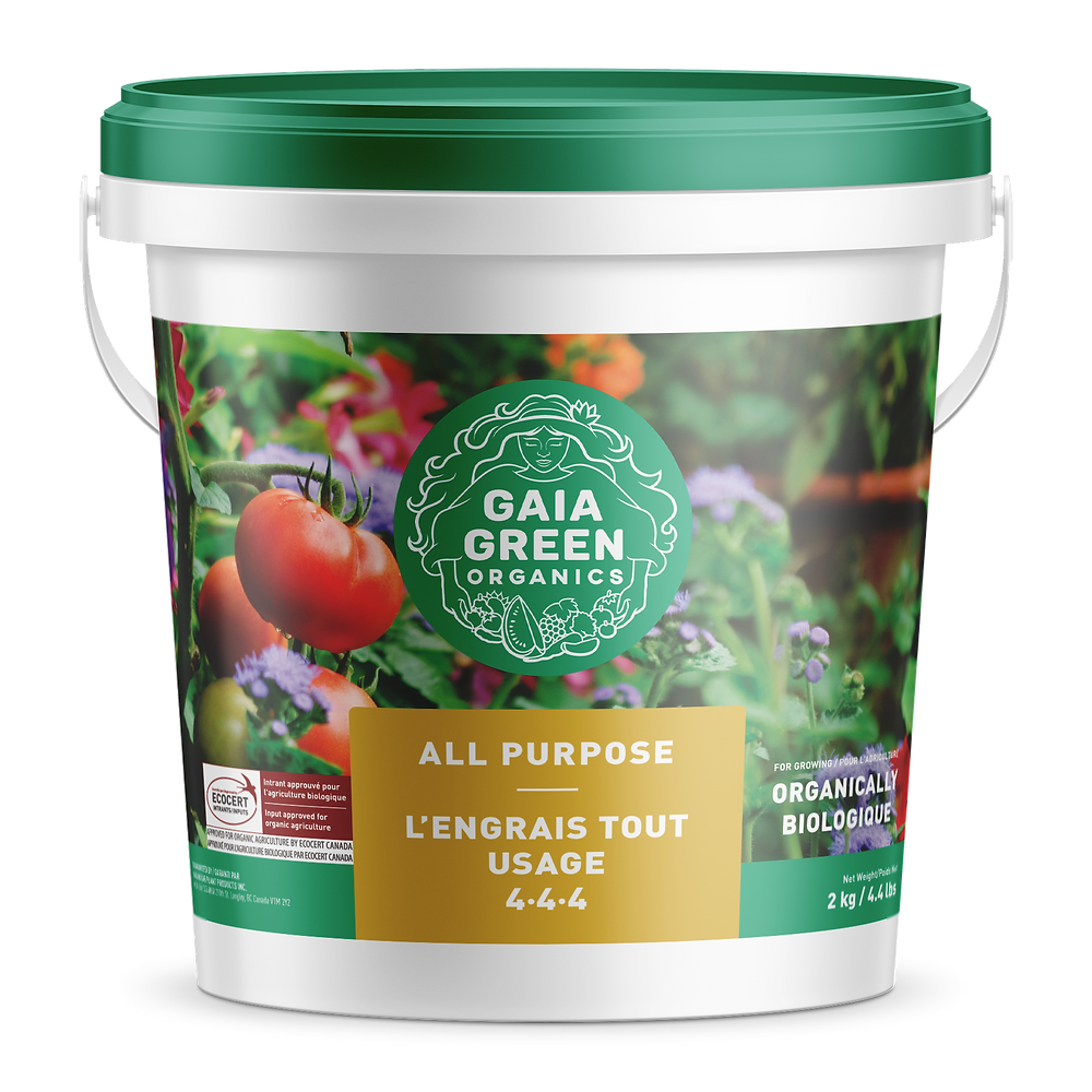 GAIA GREEN All-Purpose Organic Fertilizer 4-4-4 – 2kg Value Bag – FREE SHIPPING + Gift