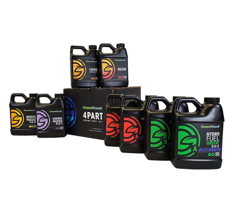 Green Planet 4 Part Hydro Fuel Kit - Nutrients