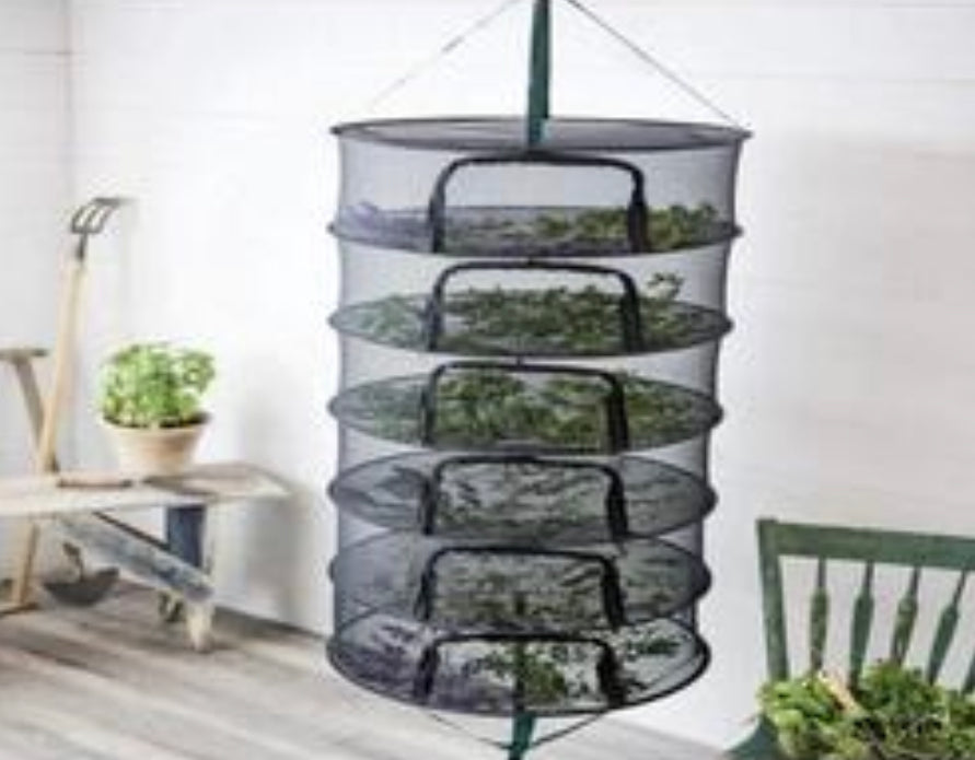 Hydrofarm STACK!T Drying Rack With Zipper & Clips