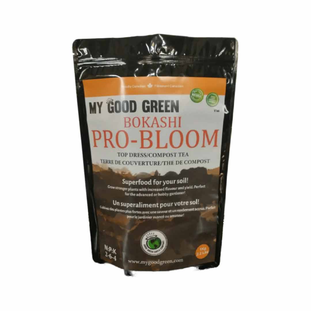 Mon bon Bokashi vert Pro-Gro et Pro-Bloom