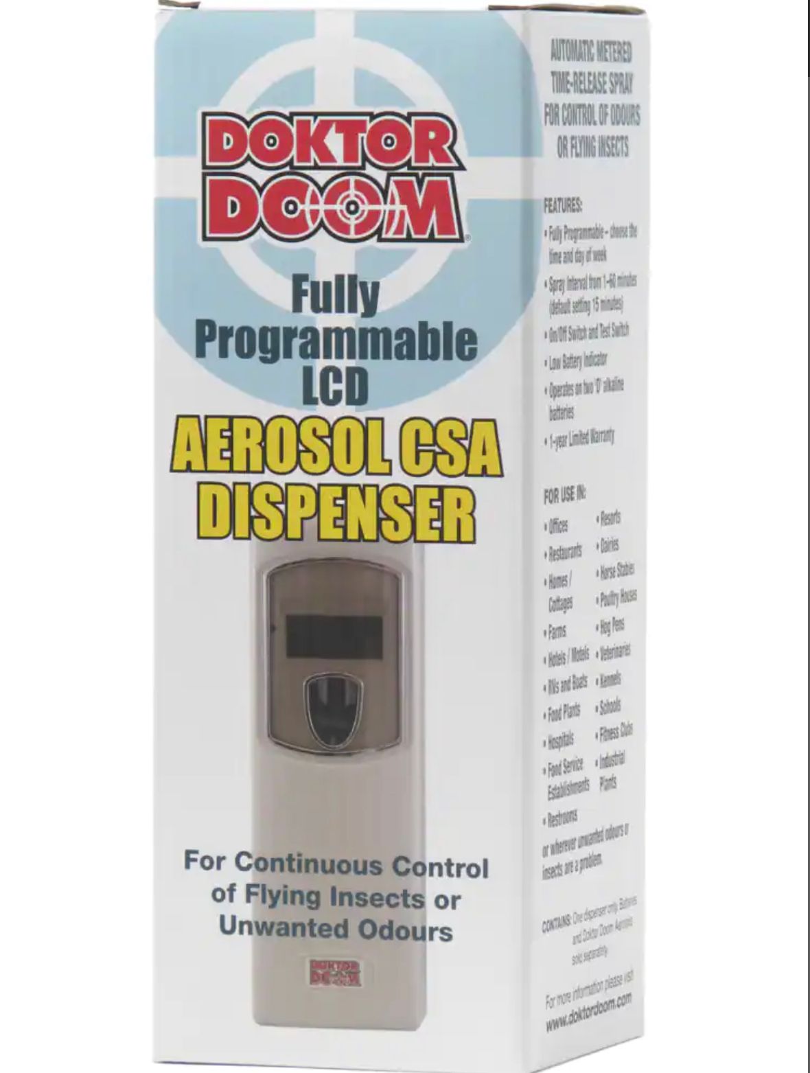 Doktor Doom Metered Release Insecticide & CSA Dispenser