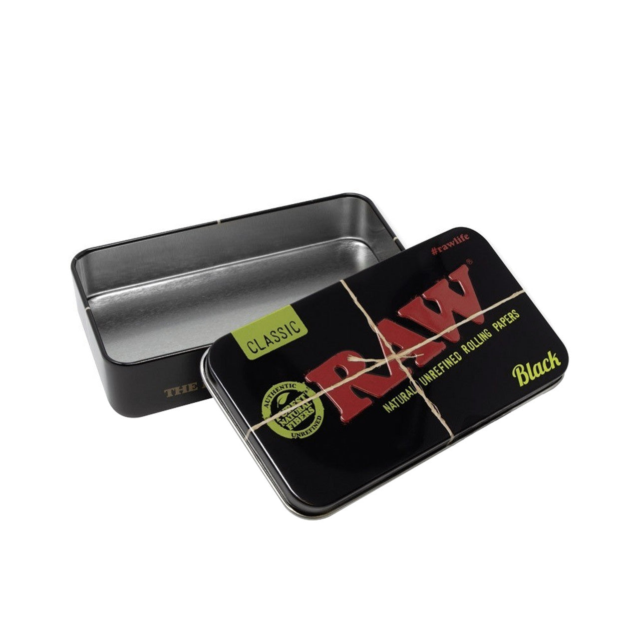 RAW Metal Tin Case (Black)