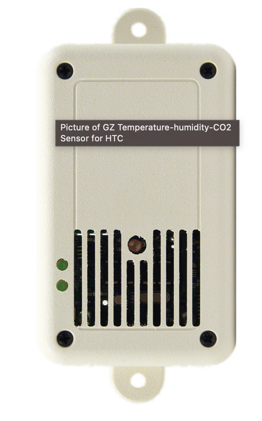 Capteur de température-humidité-CO2 GZ (commande spéciale)