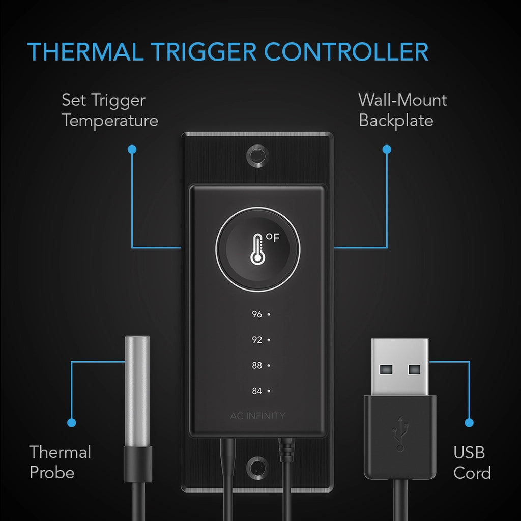 AC Infinity Controller 1 (Preset Thermal Trigger)